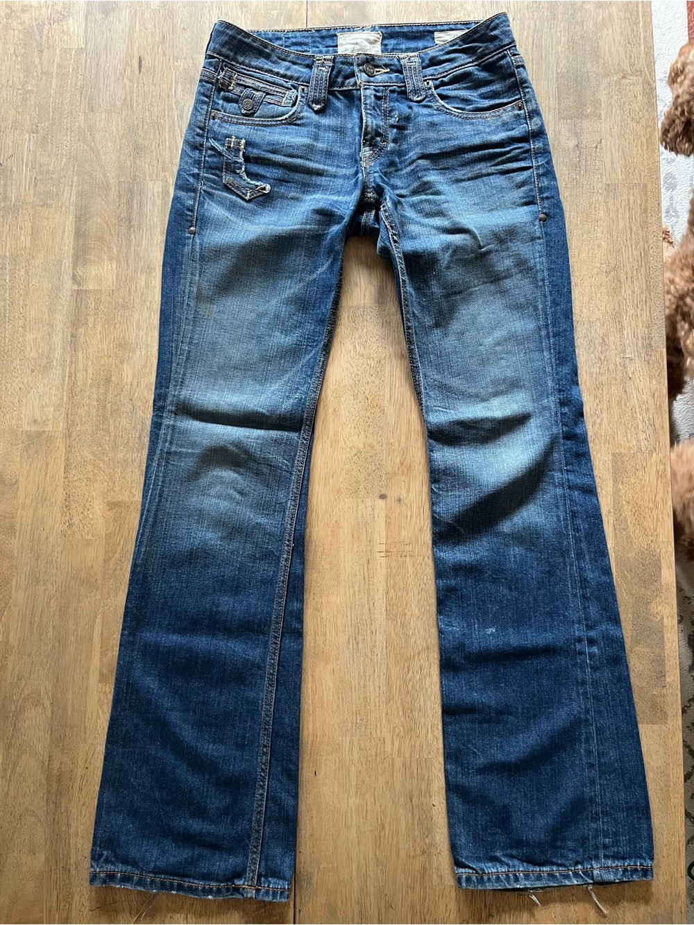 Taverniti So Jeans Women's Flared Jeans - Blue Denim Janis Size 28
